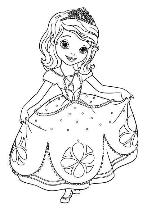 sofia the first coloring